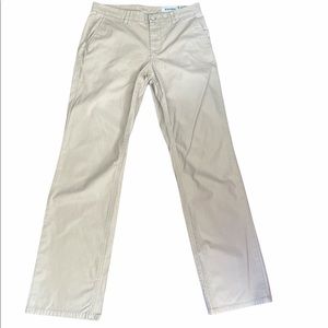 Bonobos Mens Khaki Tan Zip-Fly Plaid Pocket Chino Pants Size 31 x 30.5